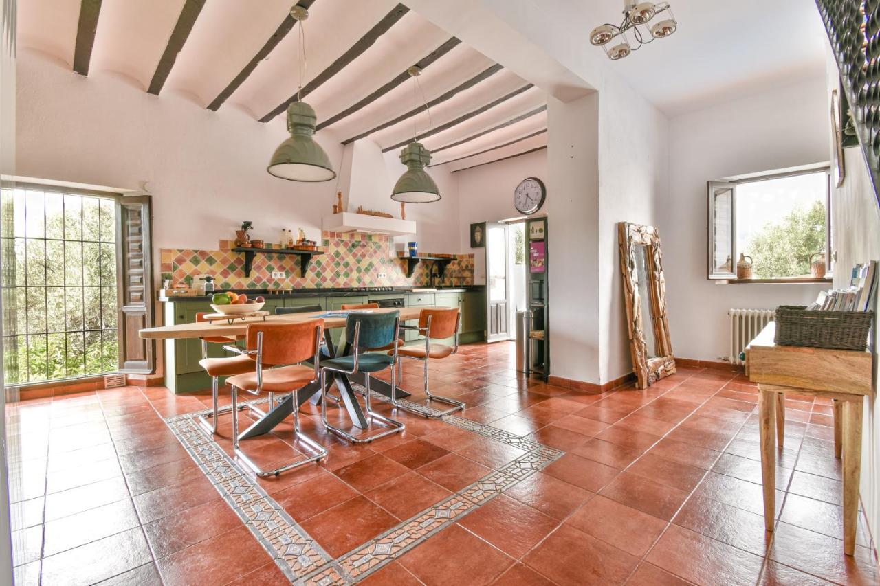 Casa Sol Y Aire - Vakantievilla In Dorp Met Prive Zwembad Pinos del Valle ภายนอก รูปภาพ